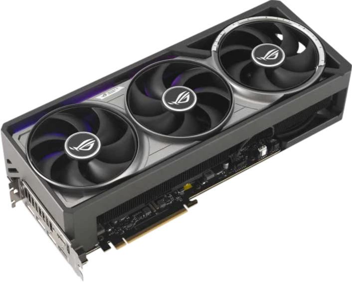 ROG Astral GeForce RTX 5080, фронтальний вигляд під кутом