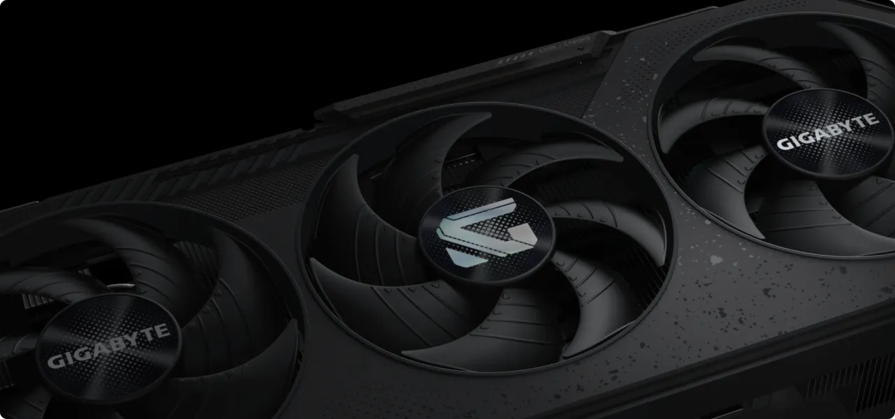 Деталі дизайну GIGABYTE GeForce RTX 5080 GAMING OC
