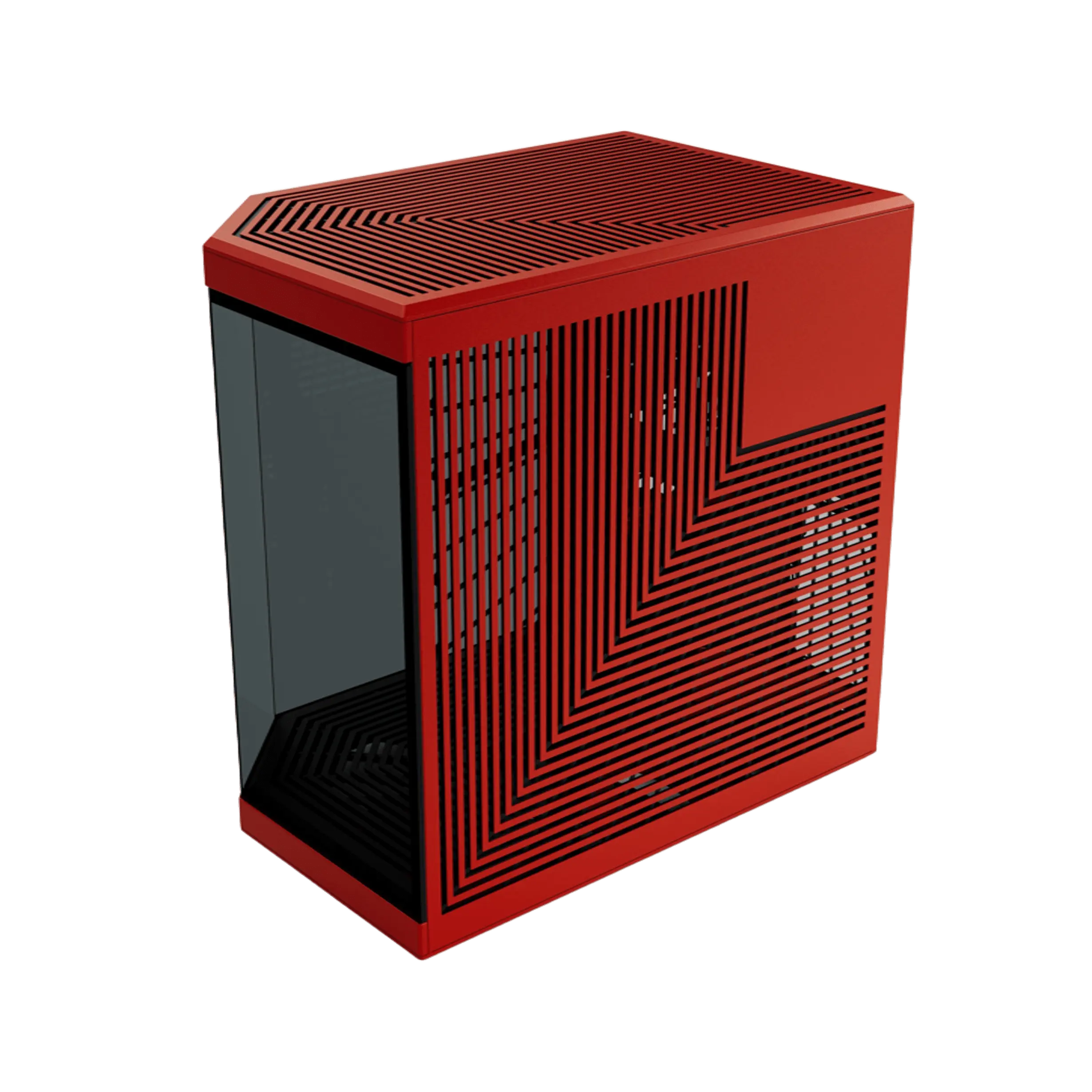 HYTE Y70 Black-Red вигляд ззаду