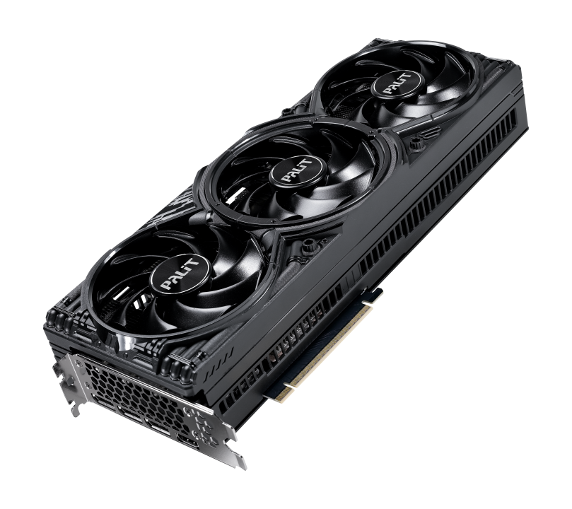 Palit GeForce RTX 5080 GamingPro OC, вигляд під кутом