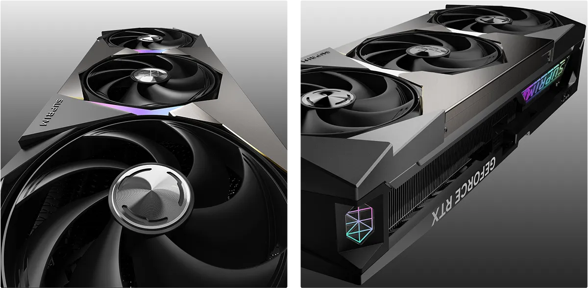 LED-підсвічування MSI GeForce RTX 5090 SUPRIM SOC
