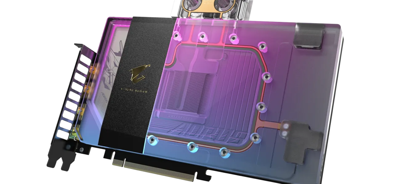 Прозрачный дизайн AORUS XTREME WATERFORCE WB