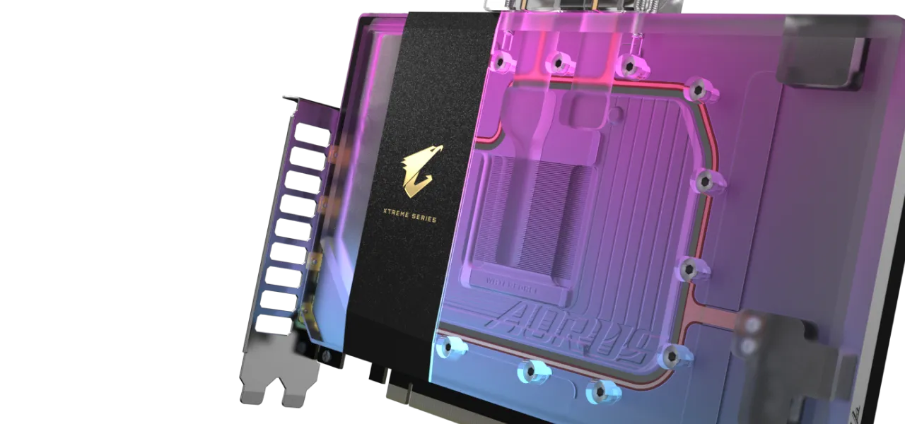 Иридисцентный дизайн AORUS WATERFORCE