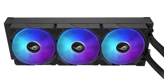 Три вентилятора радиатора ROG Astral LC RTX 5090