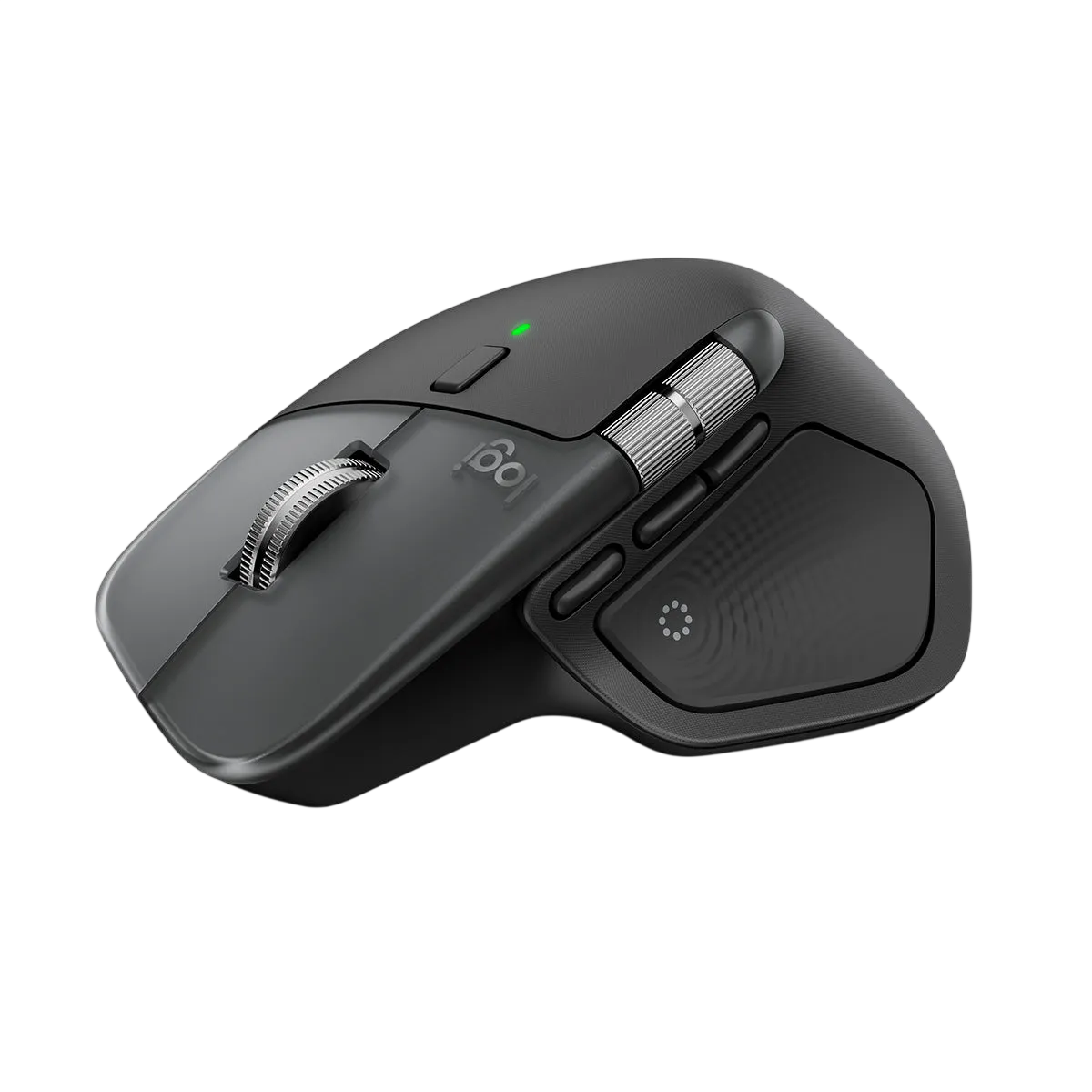 Logitech MX Master 4 for Mac Space Black вид сбоку