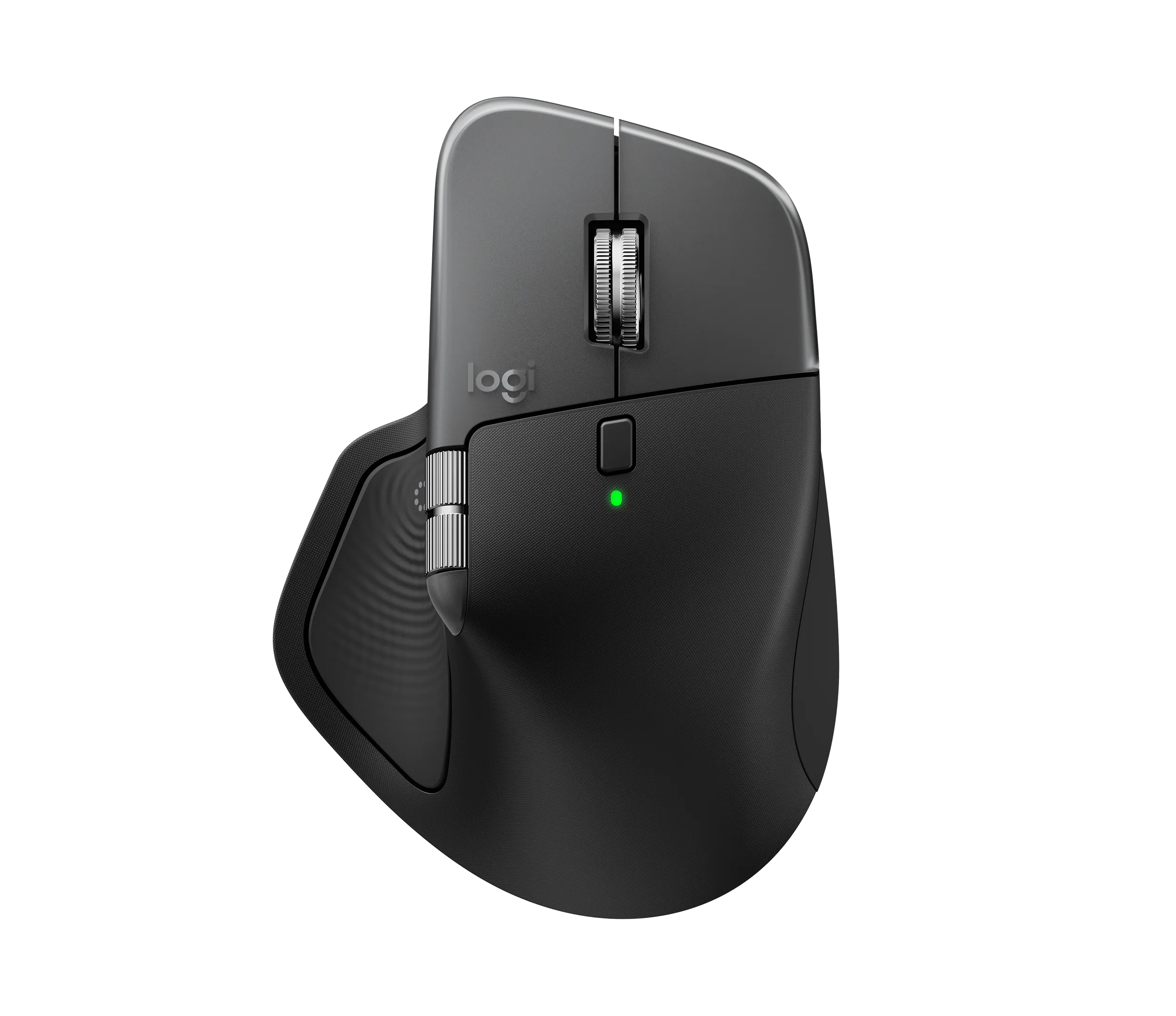 Logitech MX Master 4 for Mac Space Black верхний ракурс