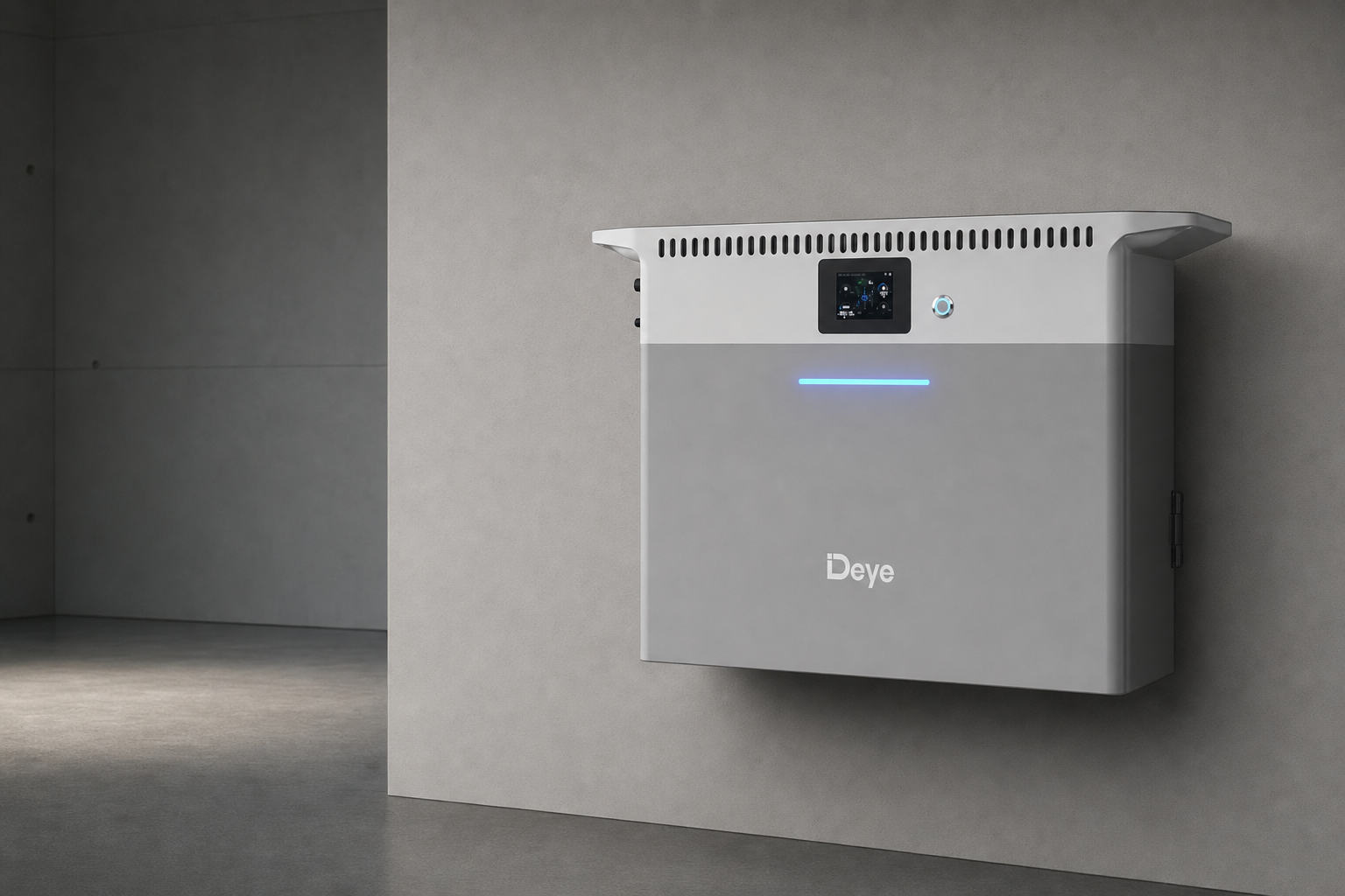 Deye SUN-BK250 с накопителем 2.56 kWh для балкона