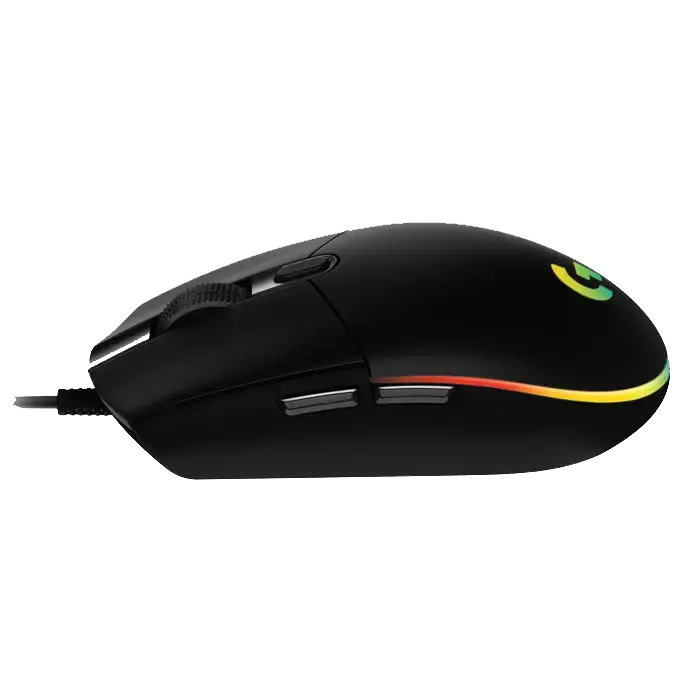 Logitech G102 LIGHTSYNC Black вид сбоку
