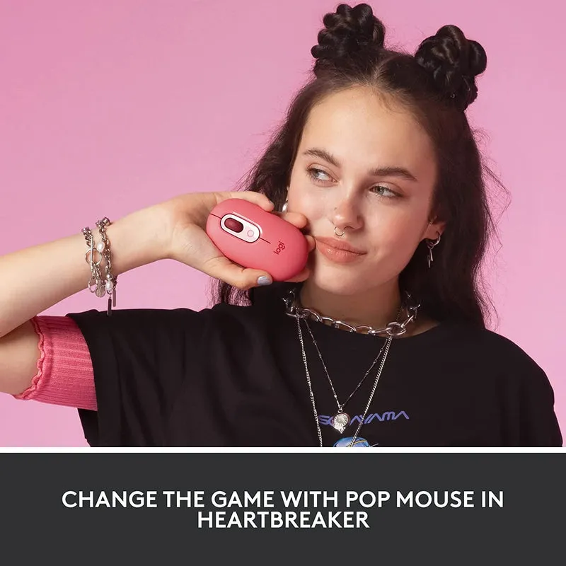 Logitech POP Mouse Rose у руці