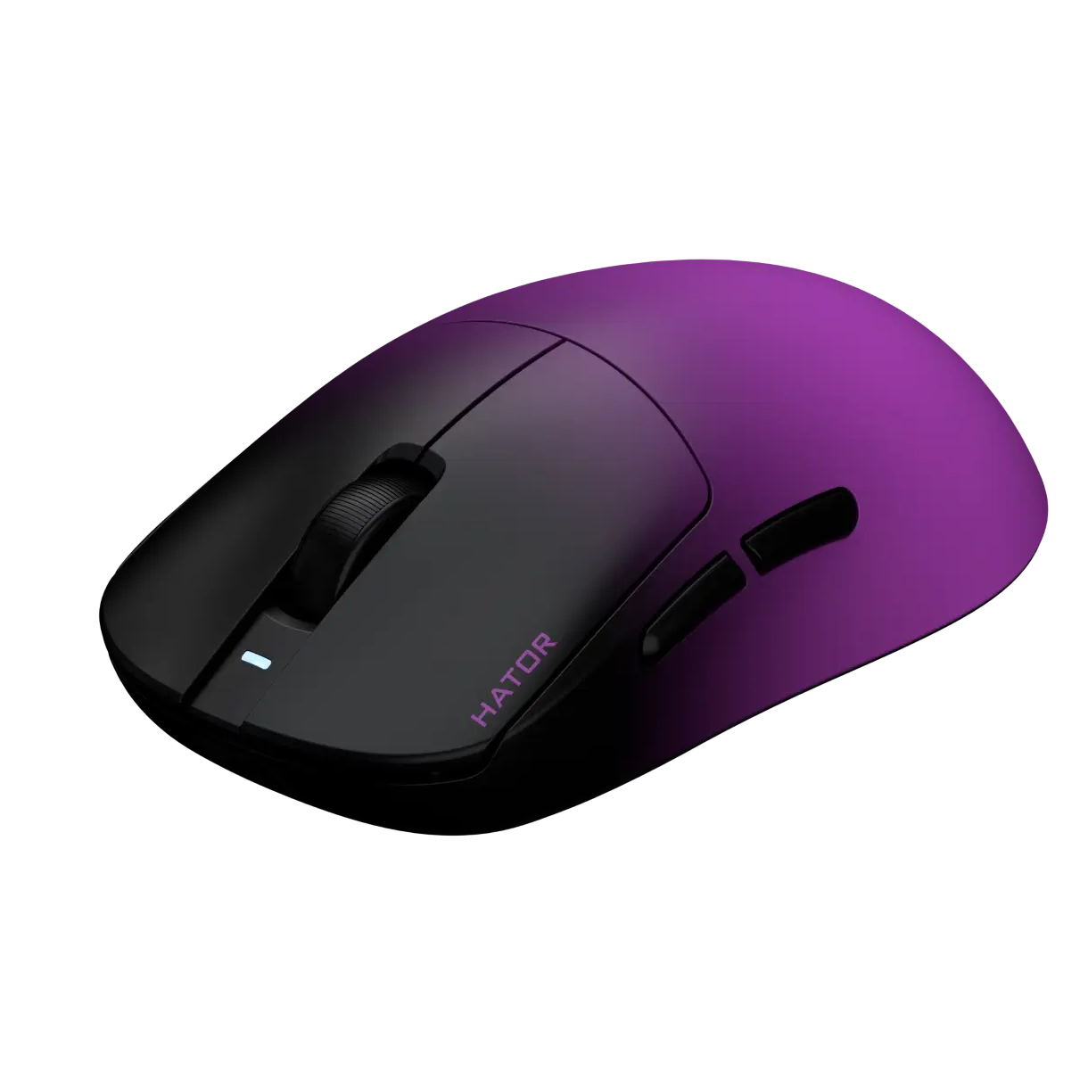 Мишка HATOR Quasar 3 ULTIMA 8K Wireless (HTM760) black/violet, вид спереди