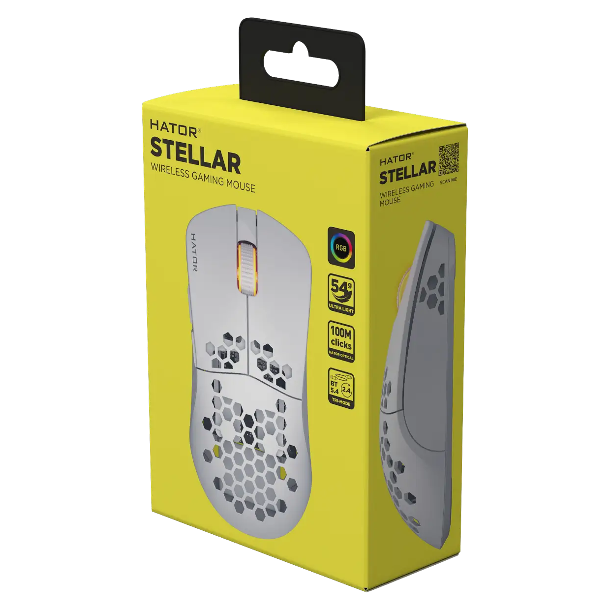Мишка HATOR Stellar Wireless (HTM651) white, нижня частина