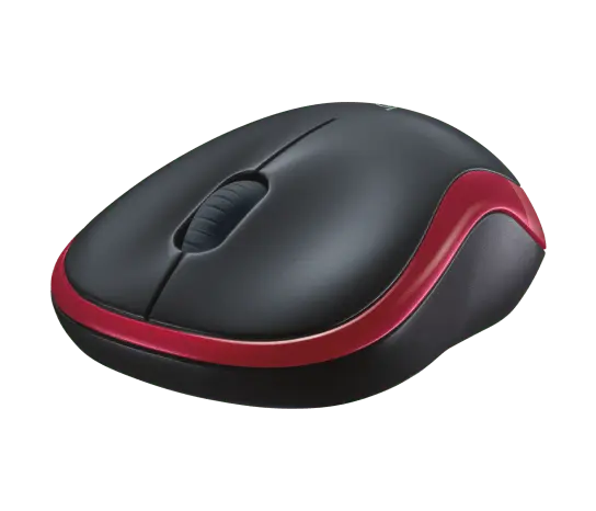 Эргономичная форма Logitech M185 Red