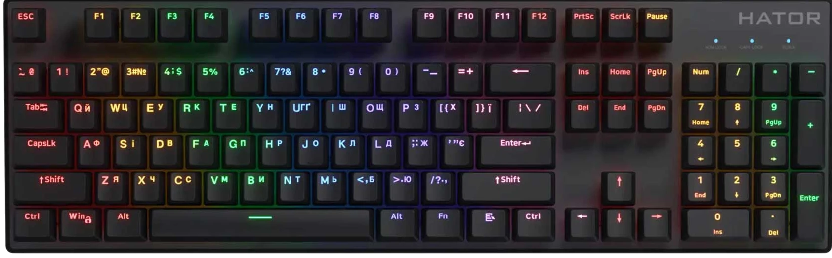 HATOR Icefall Mecha Rainbow HTK104UA Black
