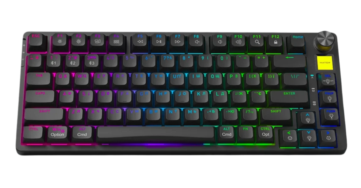HATOR Icefall Pro Wireless Black HTK450UA