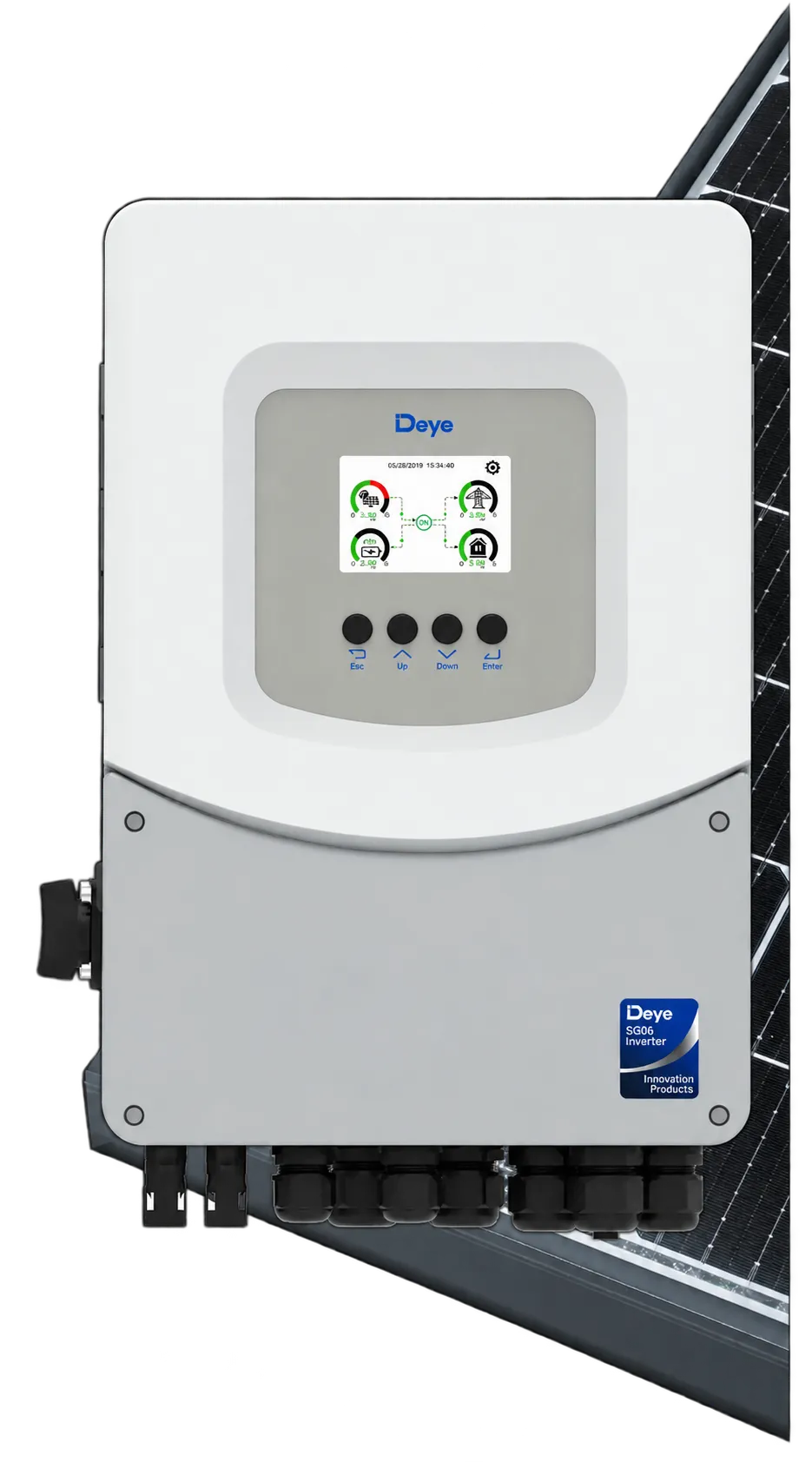 DEYE SUN-4.6K-SG06LP1-EU-BM2 потужність і струм батареї