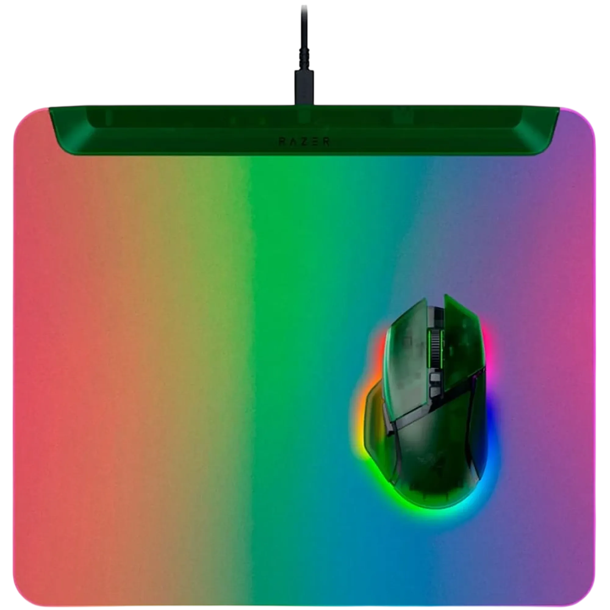 Razer Firefly V2 Pro Phantom Green с полной RGB-подсветкой