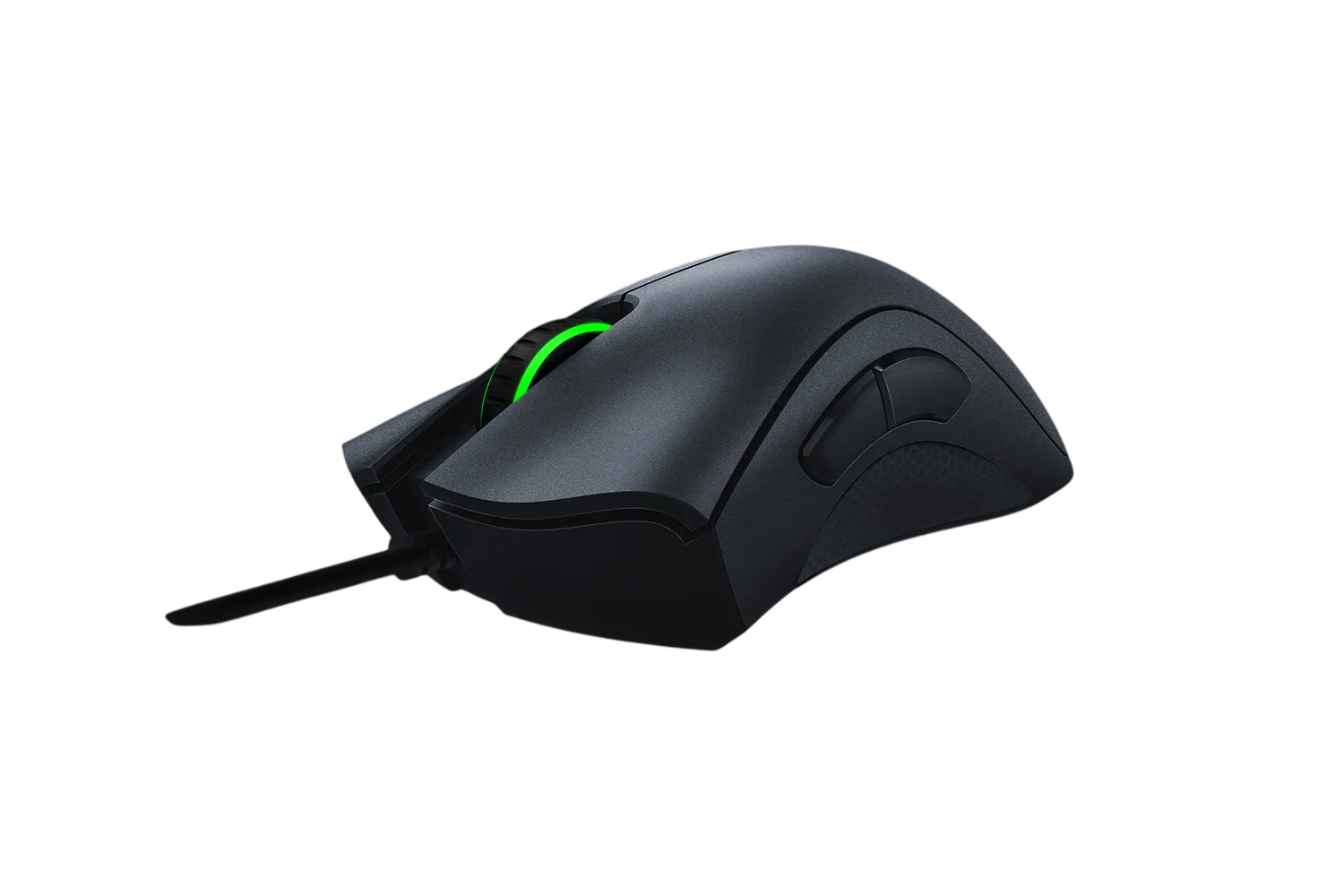 Razer DeathAdder Essential Black - вид спереди под углом