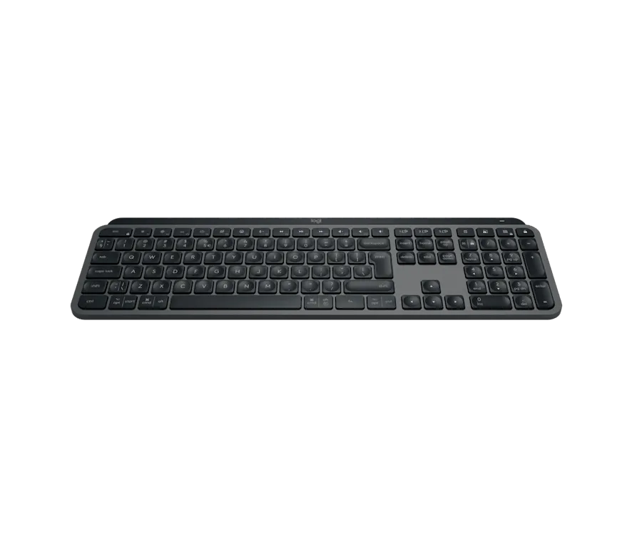 Logitech MX Keys S Graphite вигляд спереду