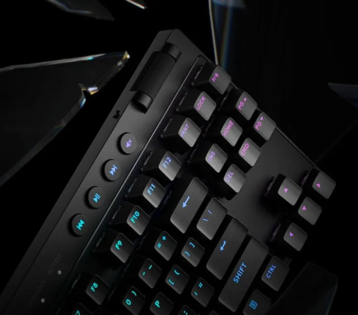 Мультимедийные клавиши и ролик громкости Logitech G PRO X TKL