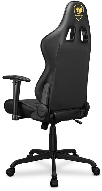 COUGAR Armor ELITE Royal Black, задний ракурс под углом