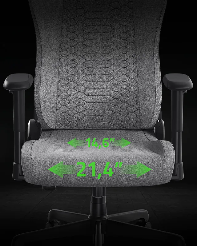 Широка база сидіння RAZER Iskur V2 X