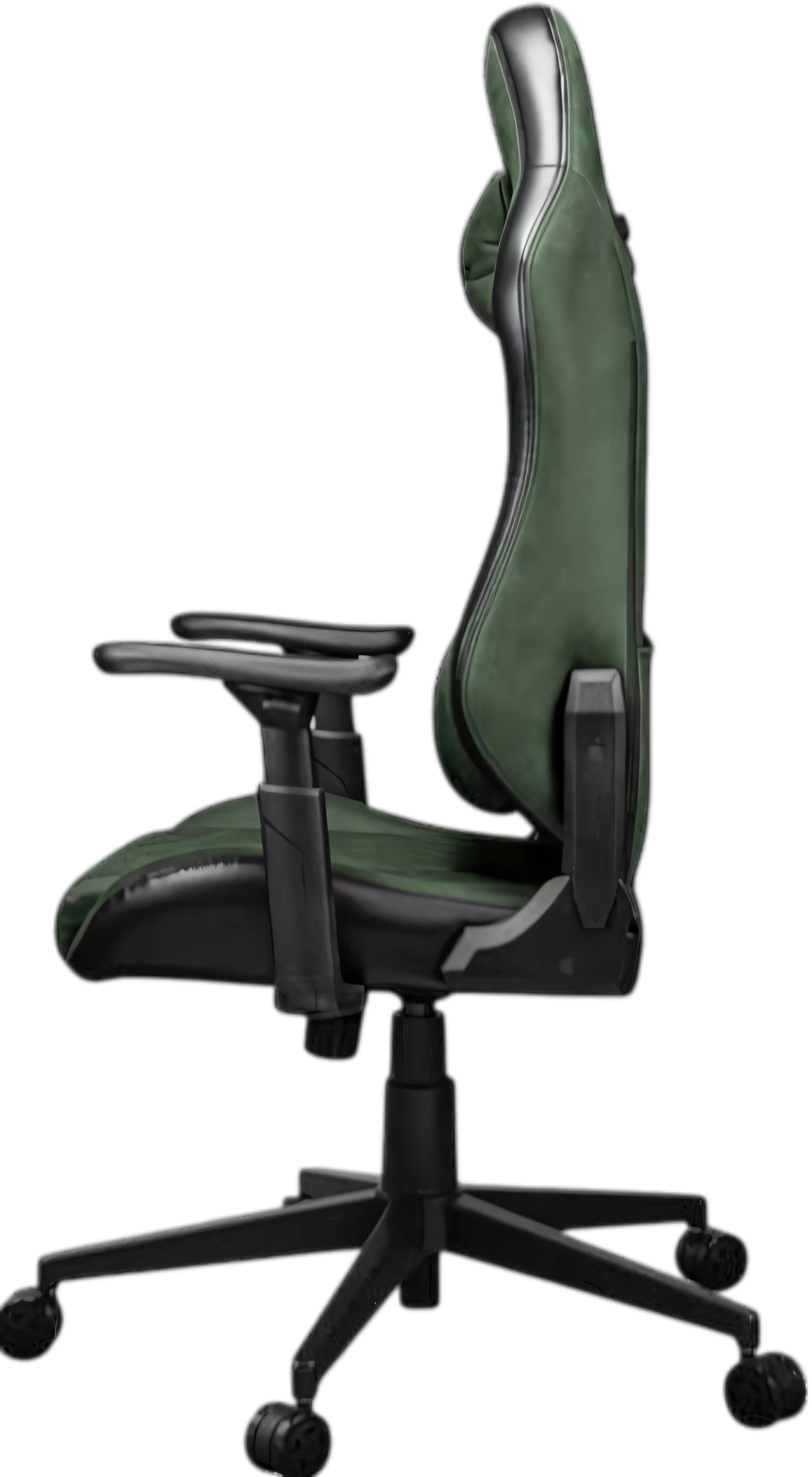 Боковой вид Cougar Explore Army Green F и регулируемый подлокотник