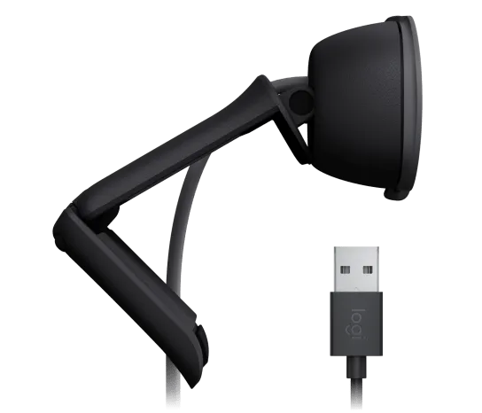 Крепление и USB-A кабель Logitech Brio 100