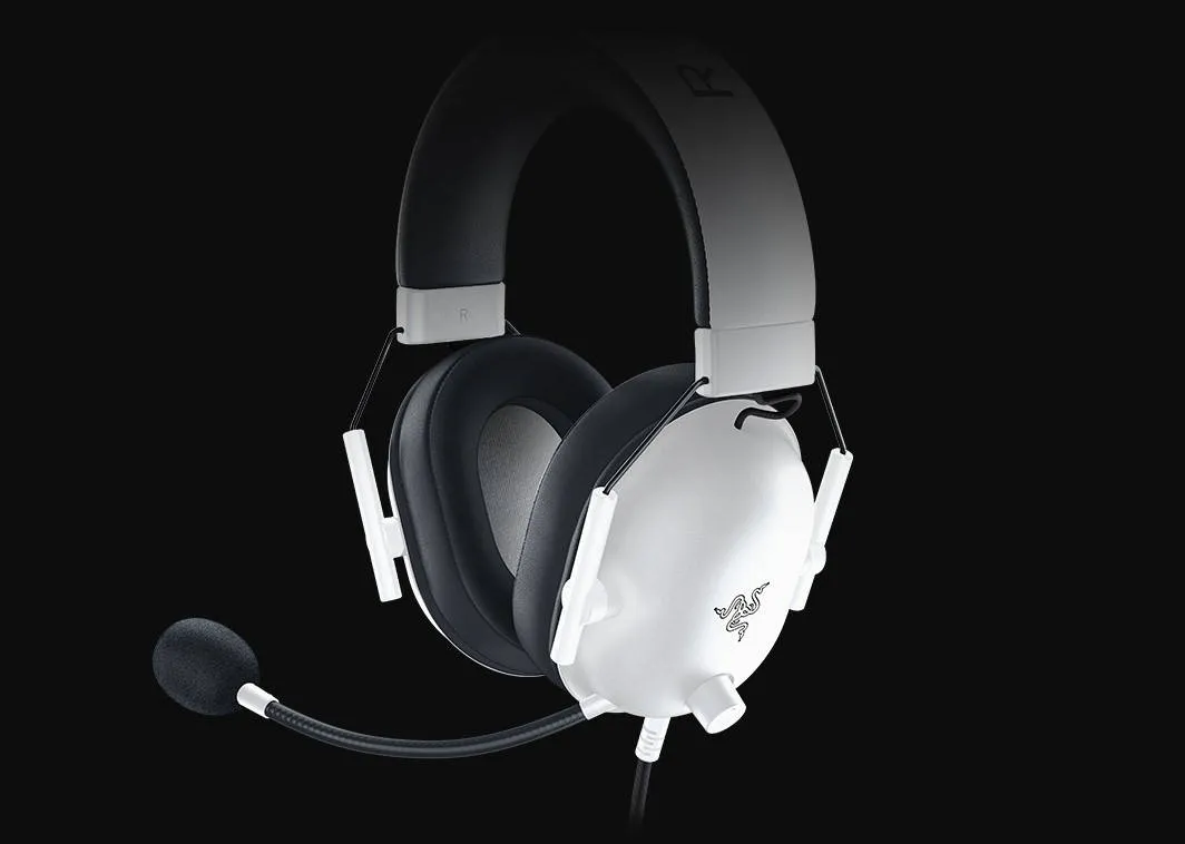 Легка конструкція Razer BlackShark V2 X White