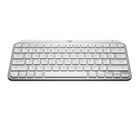 Logitech MX Keys Mini for Mac Pale Gray спереду
