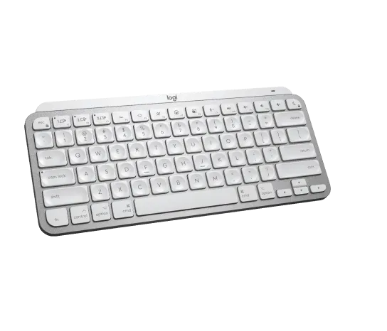 Logitech MX Keys Mini for Mac Pale Gray вигляд зверху