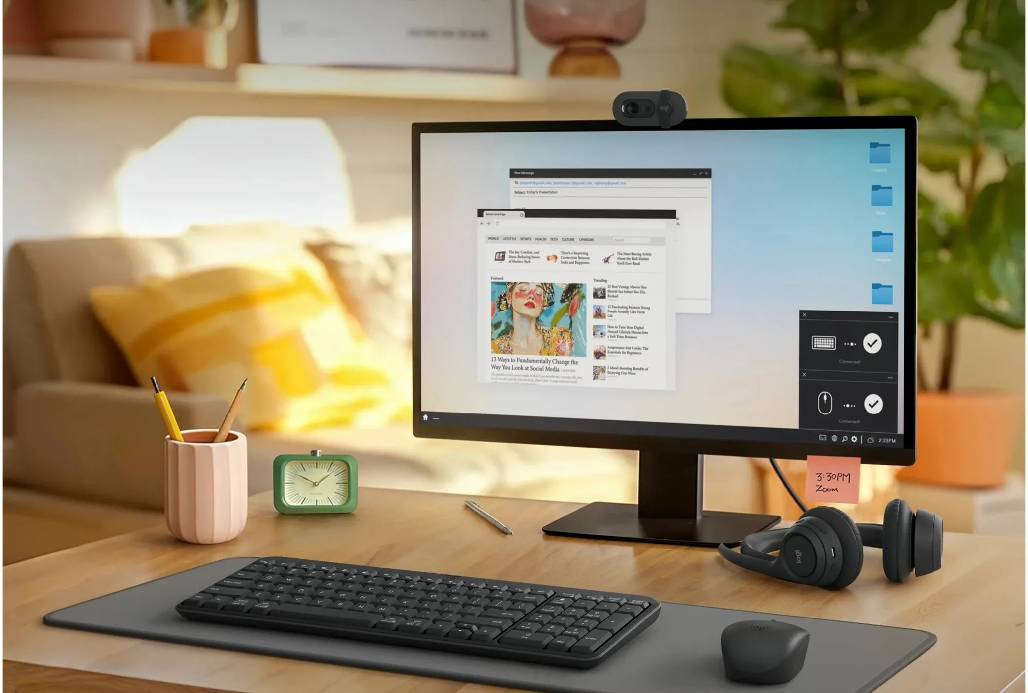 Bluetooth підключення Logitech K250
