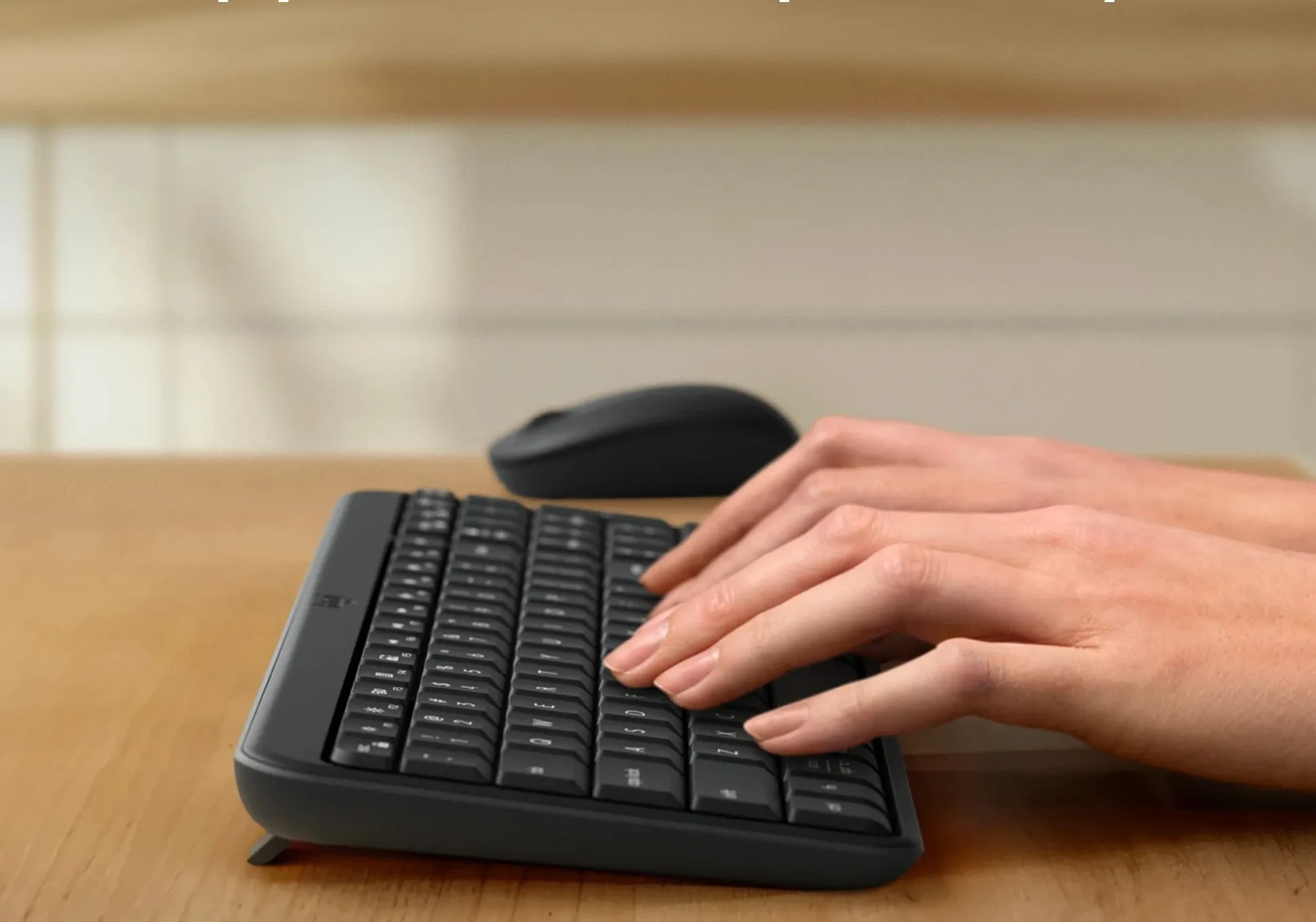 Набір тексту на Logitech K250