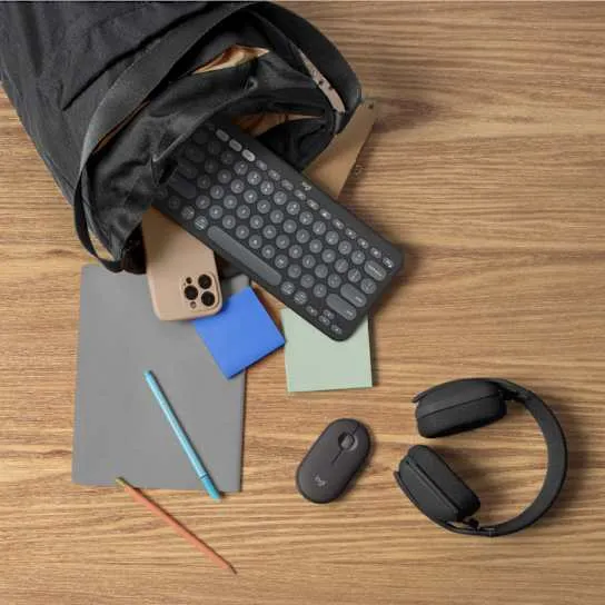 Компактна Logitech Pebble Keys 2