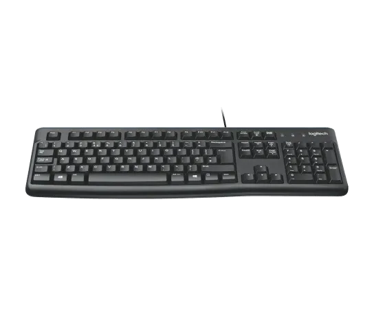 Logitech K120 вид под углом