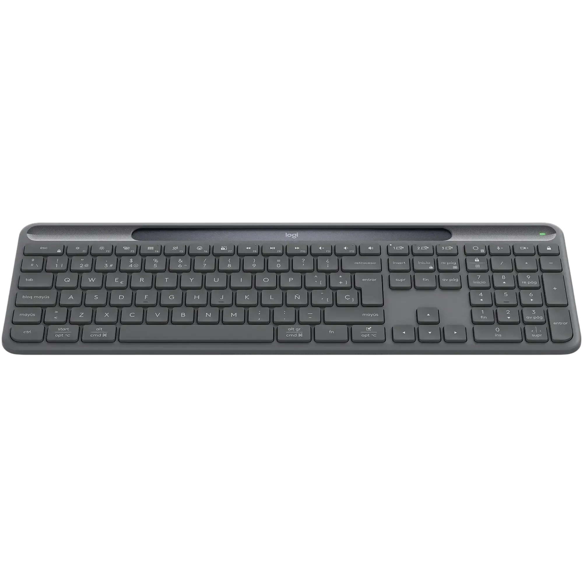 Logitech Signature Slim Solar+ K980 for Business Graphite