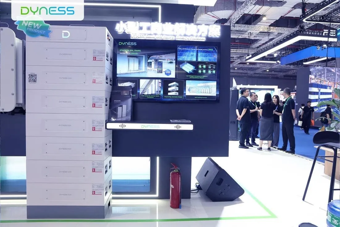 Dyness STACK314 на виставці SNEC 2026 у Шанхаї