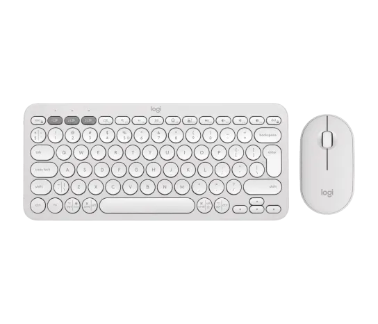 Logitech Pebble 2 Combo Tonal White