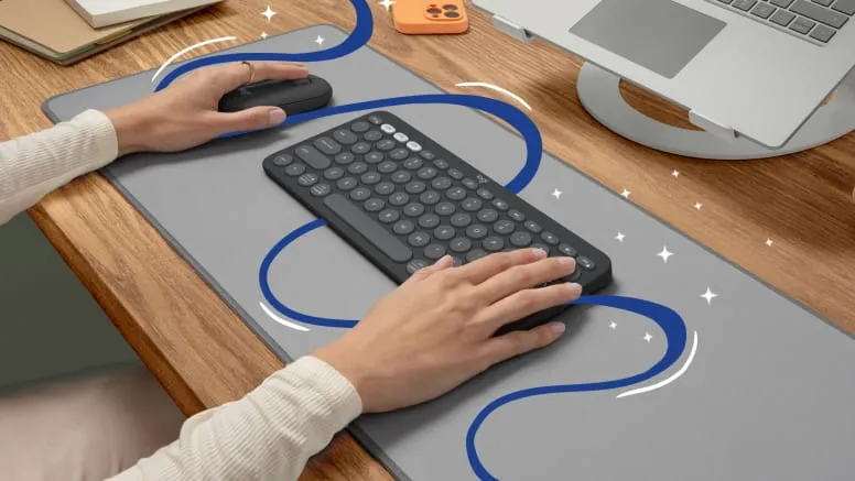Logitech Pebble 2 Combo в рабочем пространстве