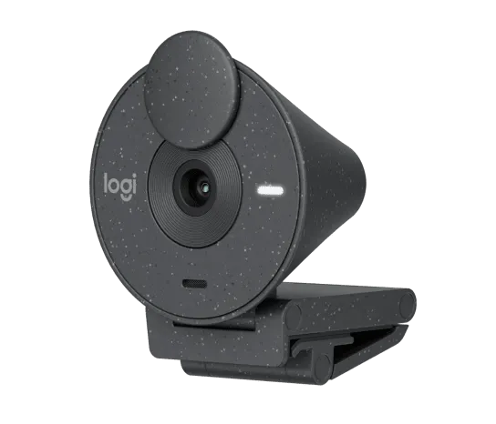 Logitech Brio 300 Graphite, вид под углом