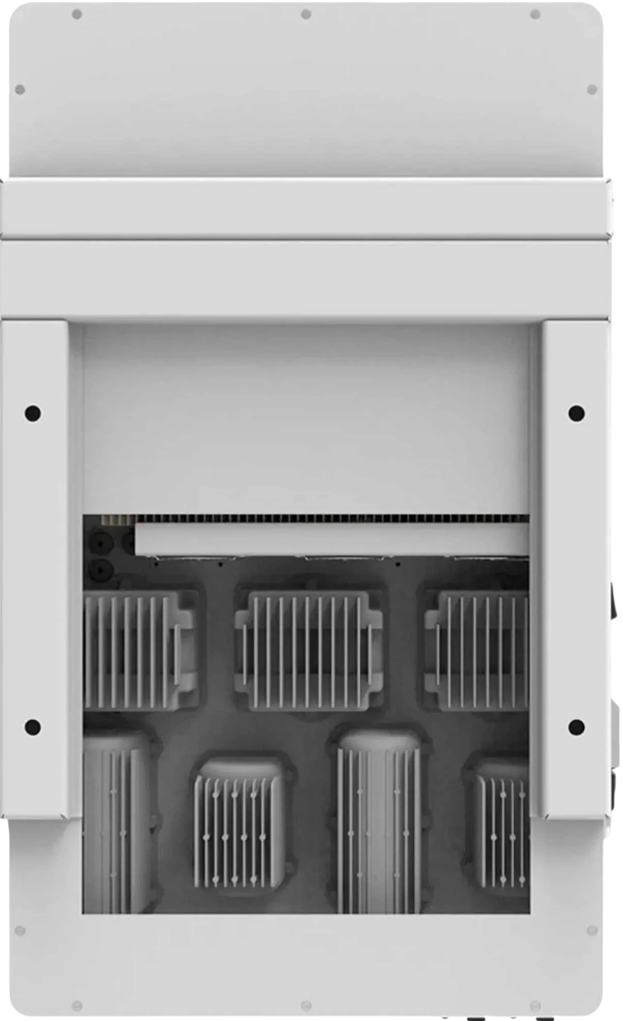 Гібридний інвертор Deye SUN-30K-SG01HP3-EU-BM3, задня частина корпусу