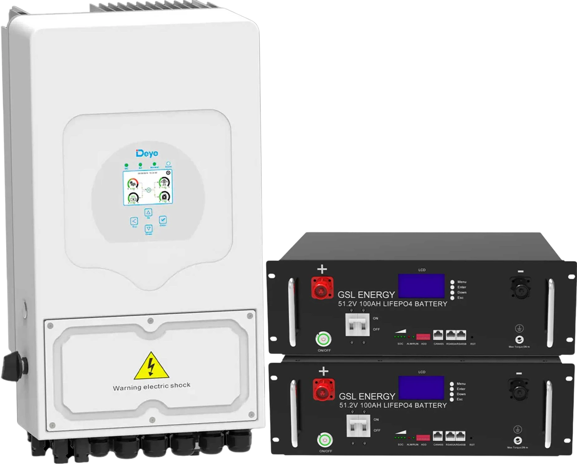 Solarverse 6kW Deye 10.24kWh GSL 2BAT