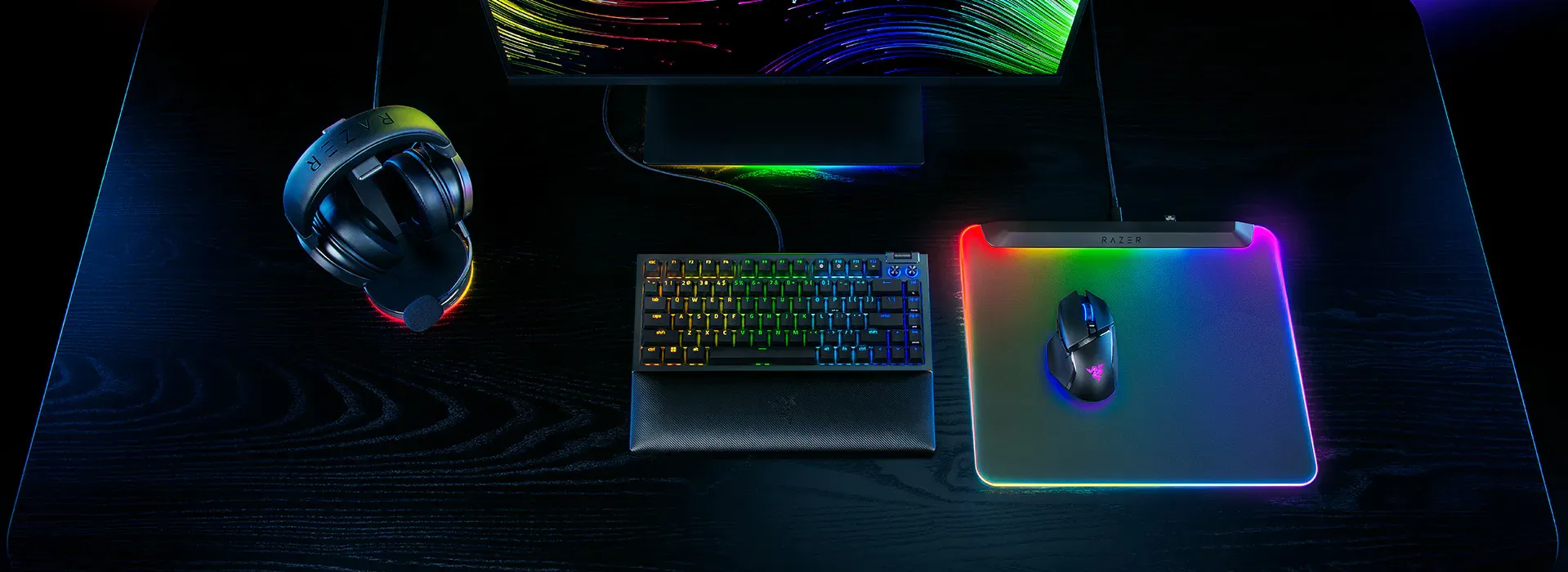 Razer Firefly V2 Pro Black з повним RGB-підсвічуванням