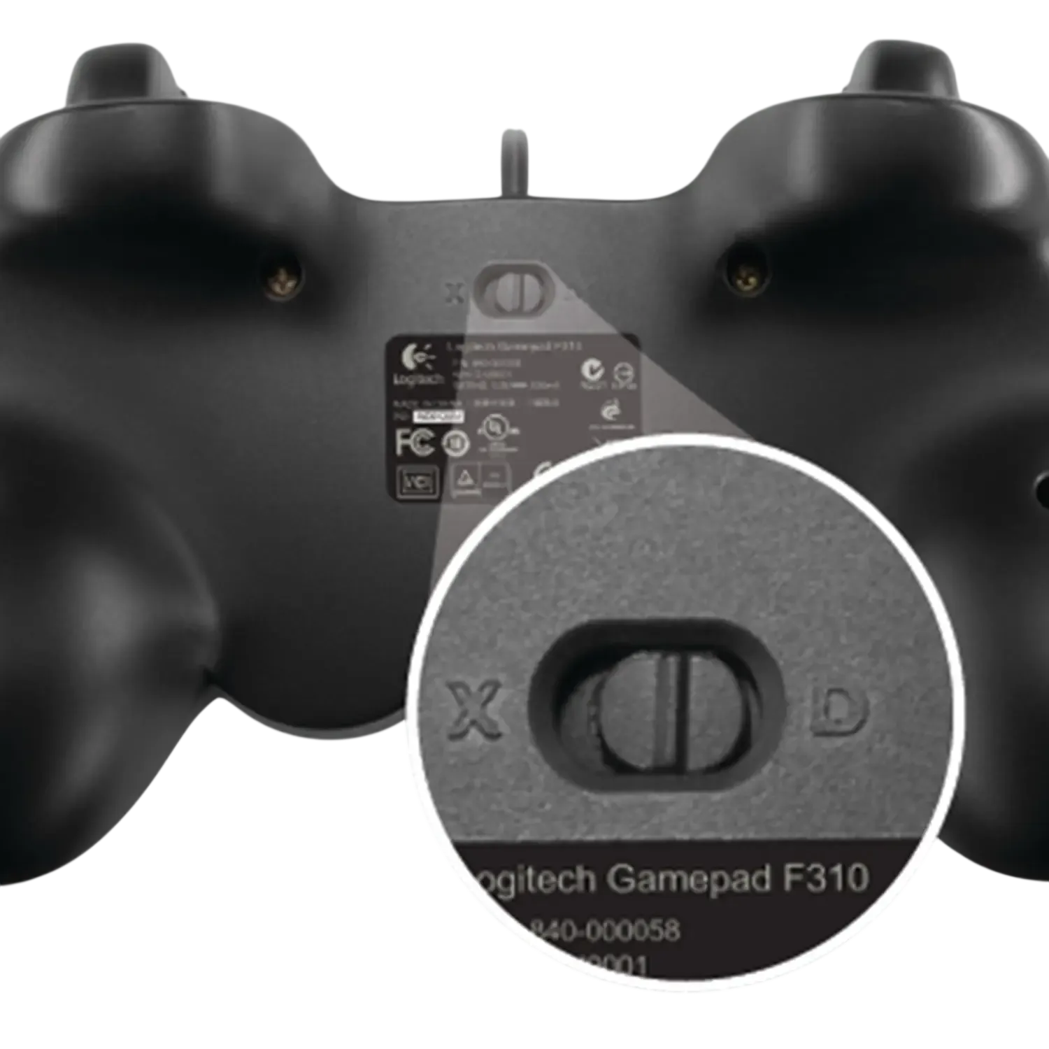 Переключатель XInput DirectInput Logitech F310