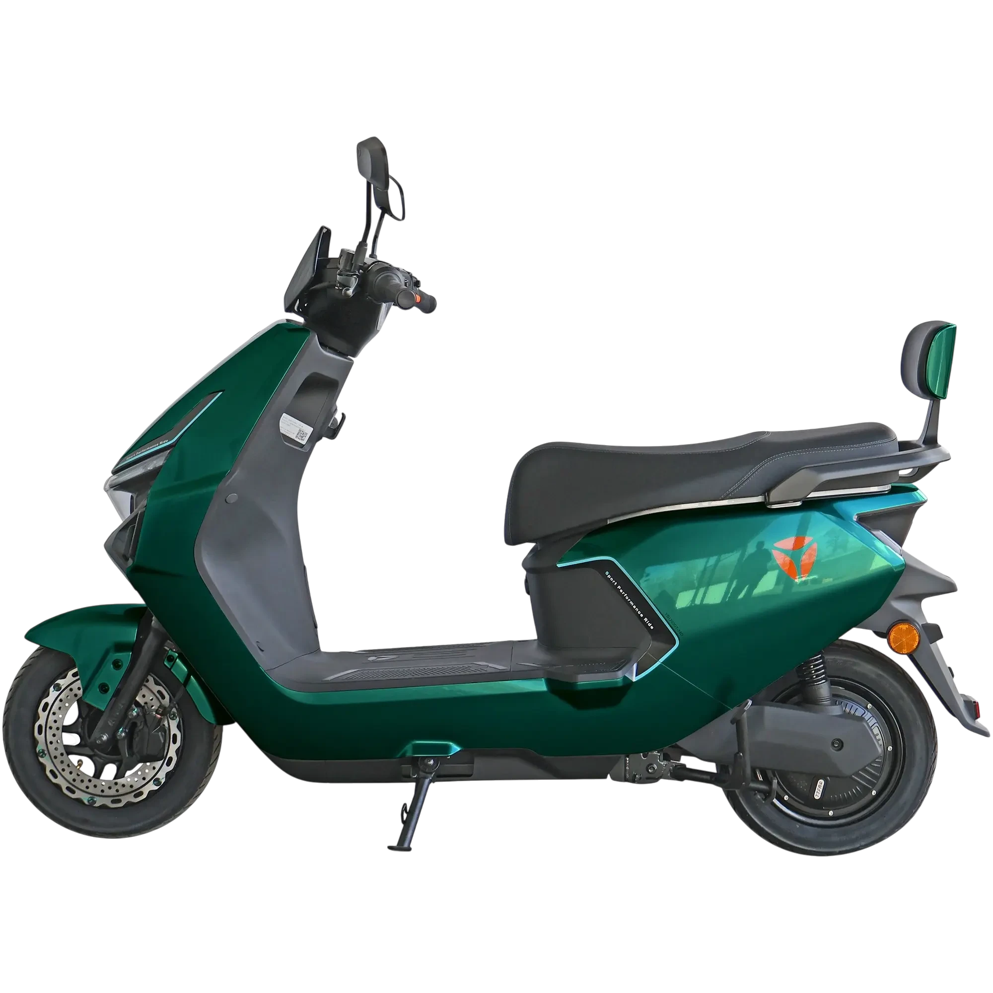 YADEA GT35 Green боковой профиль