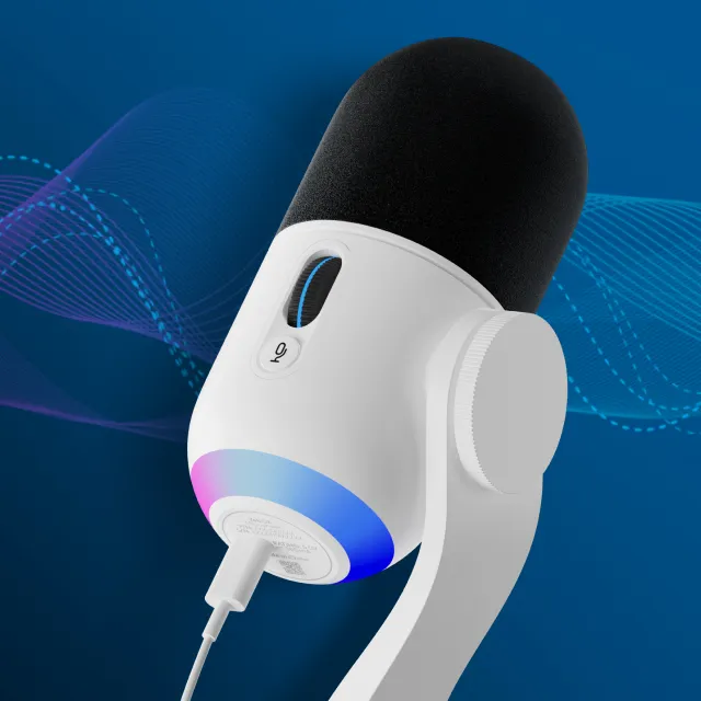 Органы управления Logitech Yeti GX White