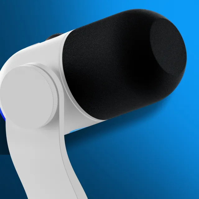 Logitech G Yeti GX White в стрим-сетапе
