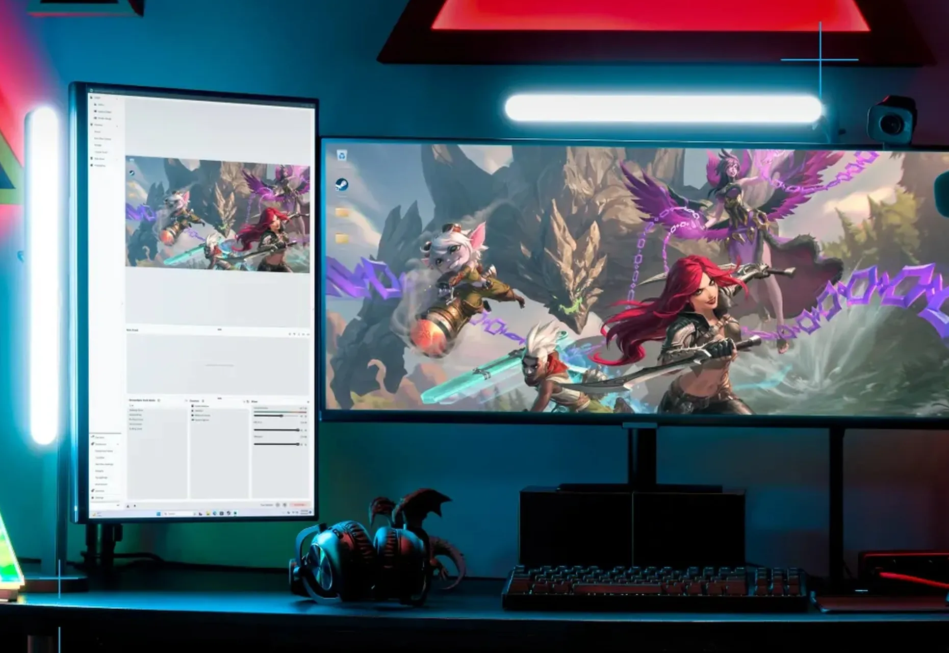 Керування Logitech Litra Beam
