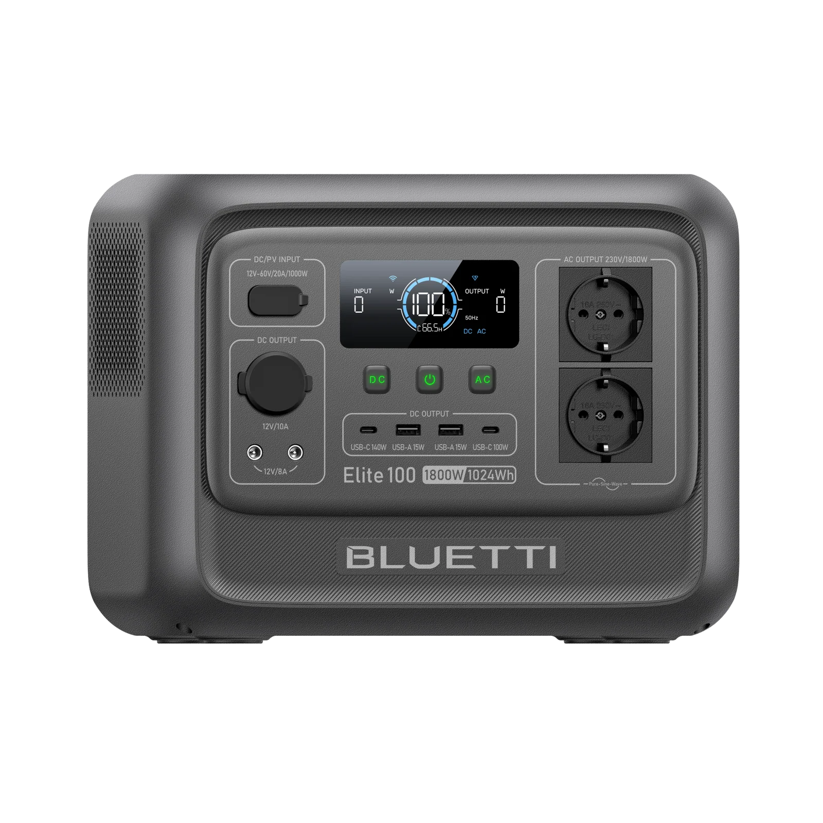 Разъемы BLUETTI Elite 100 V2