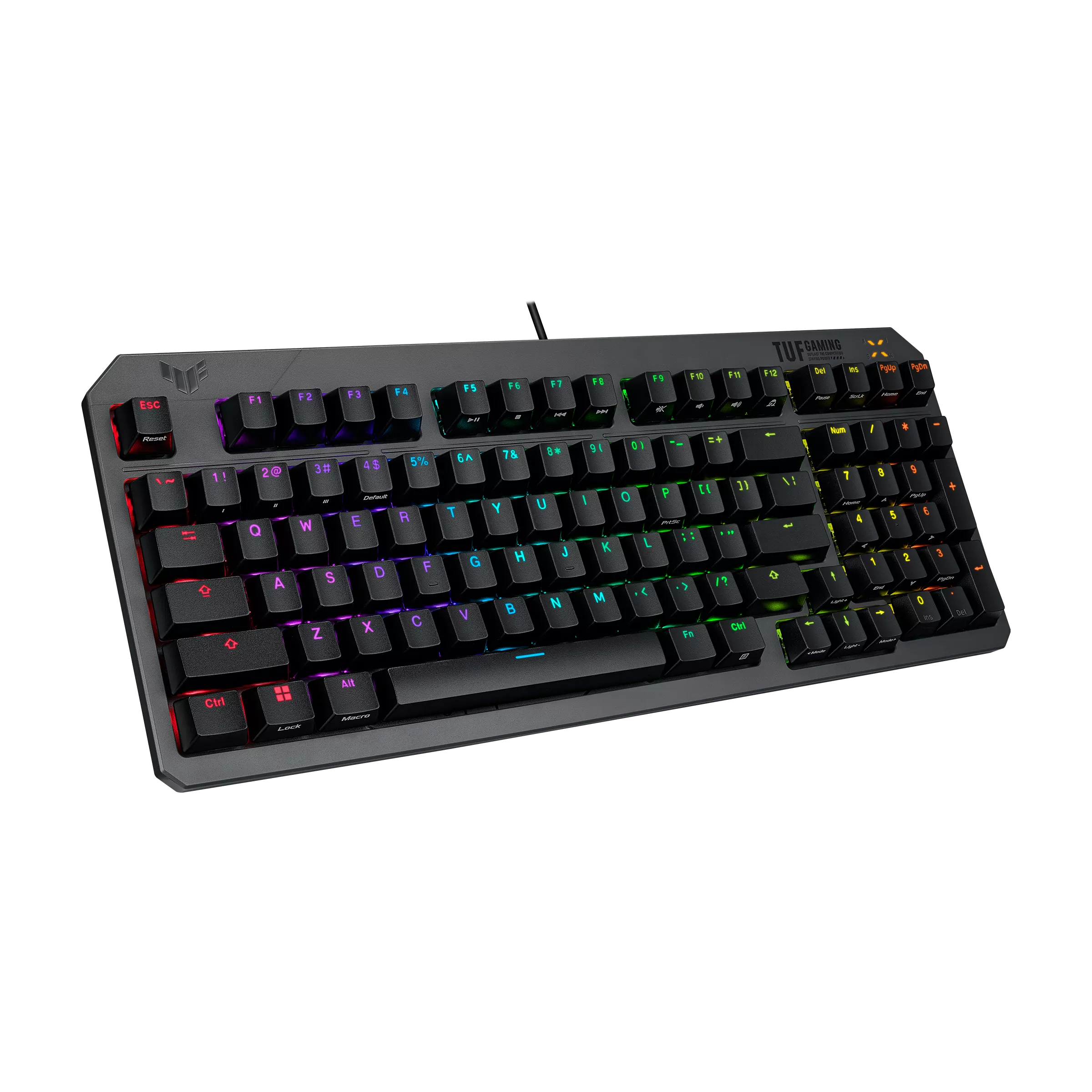ASUS TUF Gaming K3 Gen II Opti-Mech RGB Red Switches Black