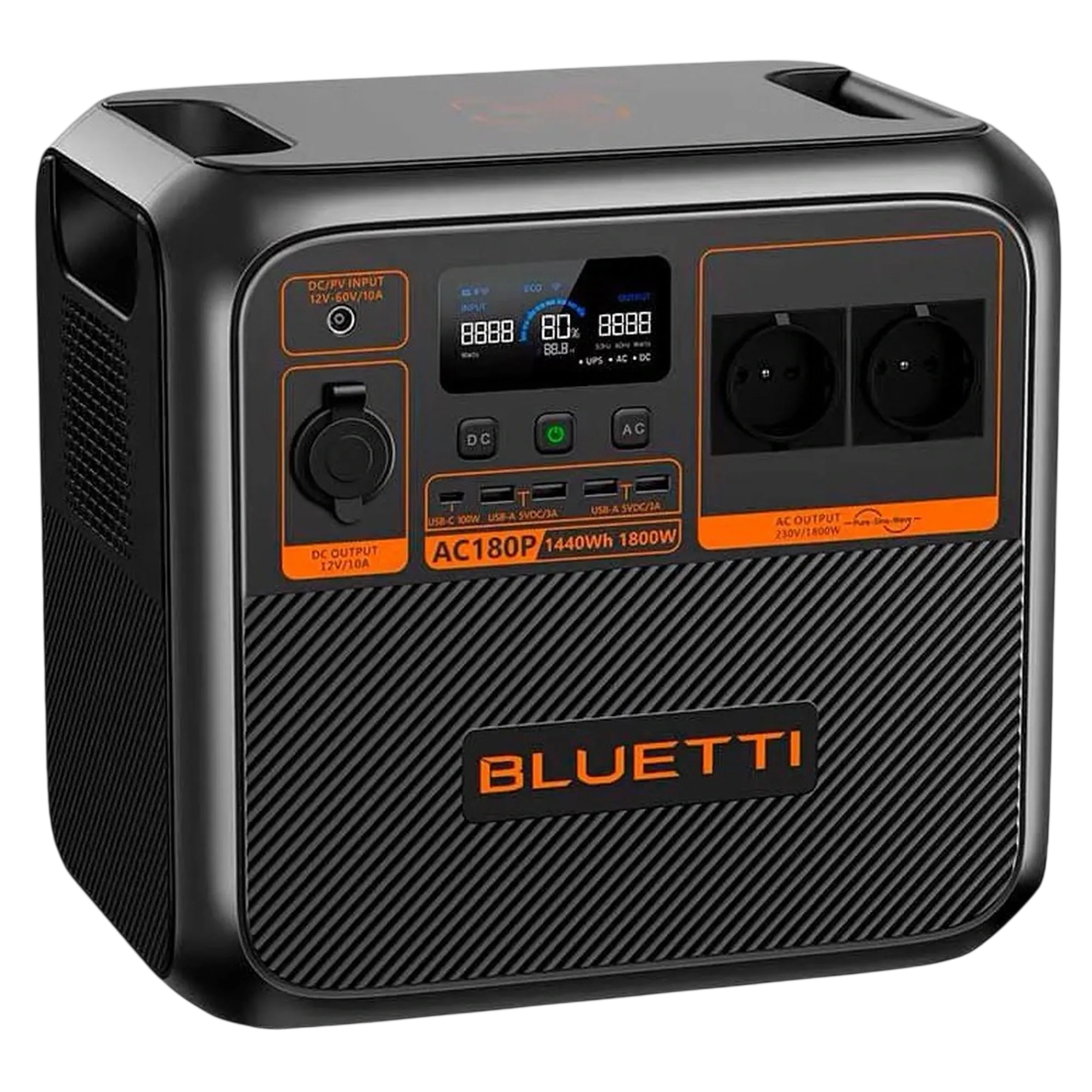 BLUETTI AC180P с солнечной панелью